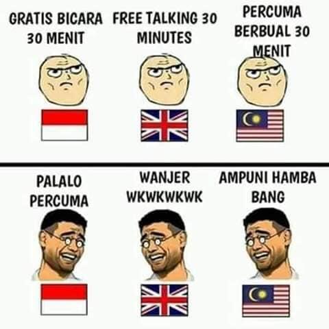 Ngakak Parah! Gara2 Meme Bahasa Indo &gt; Malaysia 