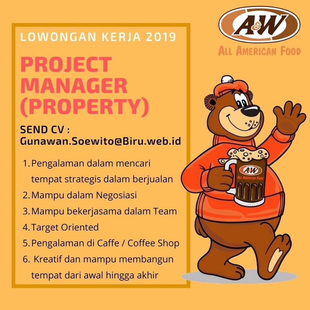 (UPDATE) LOWONGAN KERJA DI A&amp;W RESTORAN INDONESIA