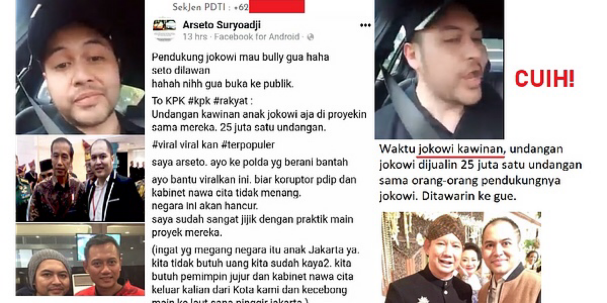 Dari Fitnah ke Narkoba, Arseto Pariadji Dibui Lagi 