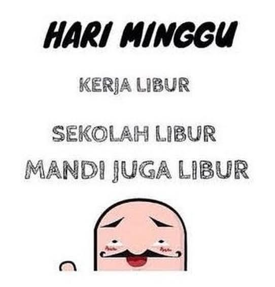 6 Meme Tentang Hari Minggu Ini Realistis Banget, Jangan Tersinggung Ya