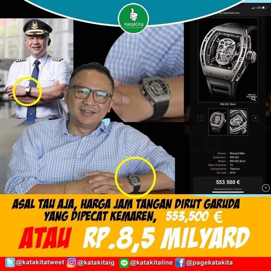 Asal Tau Ajah, Ternyata Jam Tangan Ari Askhara Seharga Rumah Mewah Di Kawasan Elite!