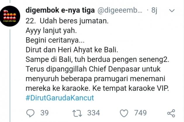 Jarang Diketahui! Dirut Garuda Ari Askhara Sikat Bini Orang