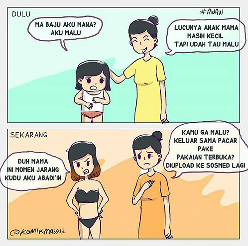 Ajarkan Malu pada anak secara wajar