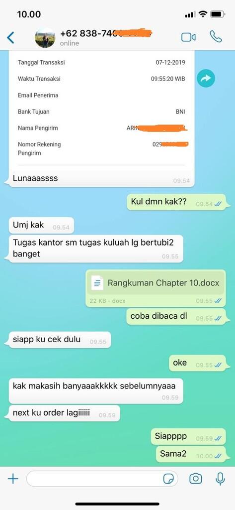 Jasa Konsultasi Pembuatan Tugas Kuliah , Makalah, Parafrase Turnitin dan Slide