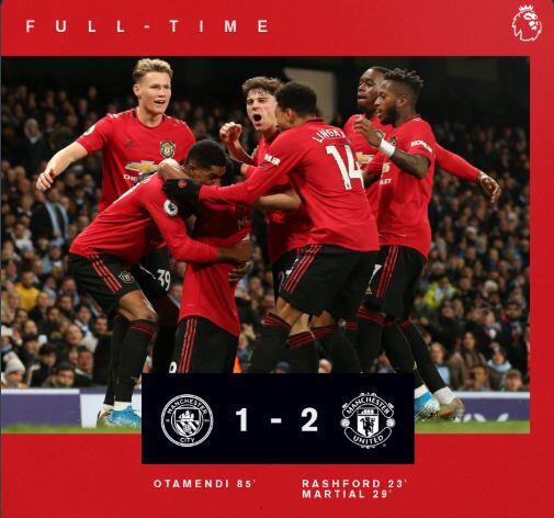 Manchester Is Red Again! United Bungkam City di Etihad Stadium