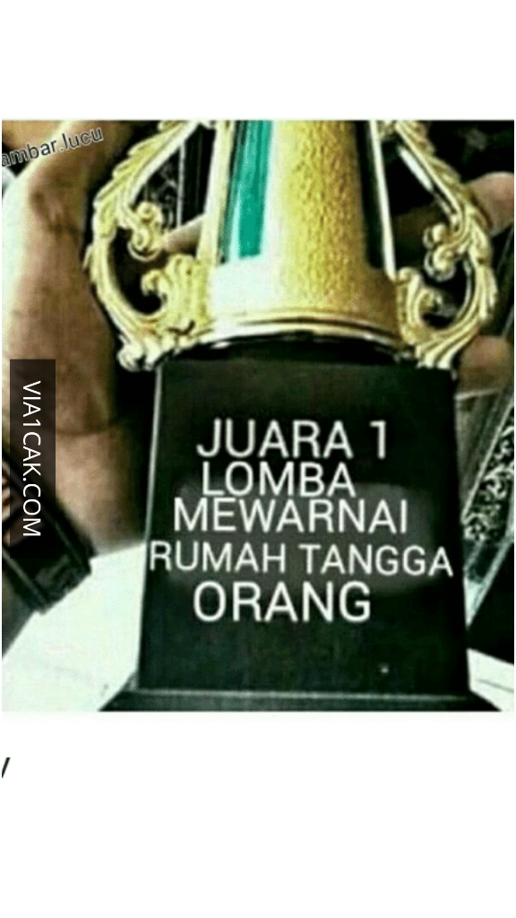 Ngakak! 8 Gelar Juara Paling Nyeleneh, No 2 Juara Mewarnai Rumah Tangga Orang Lain