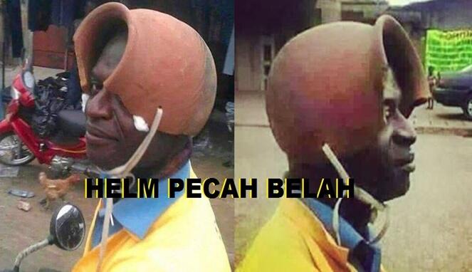 Bermacam Bentuk Helm Unik Masa Kini, Hanya Untuk Lucu-lucuan?