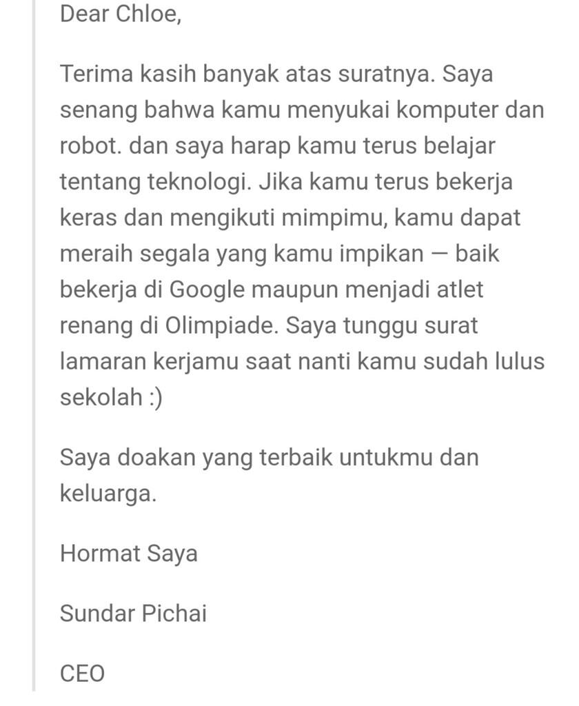 Seorang bocah yang ngelamar kerja di perusahaan besar, apa kabar kamu nya?