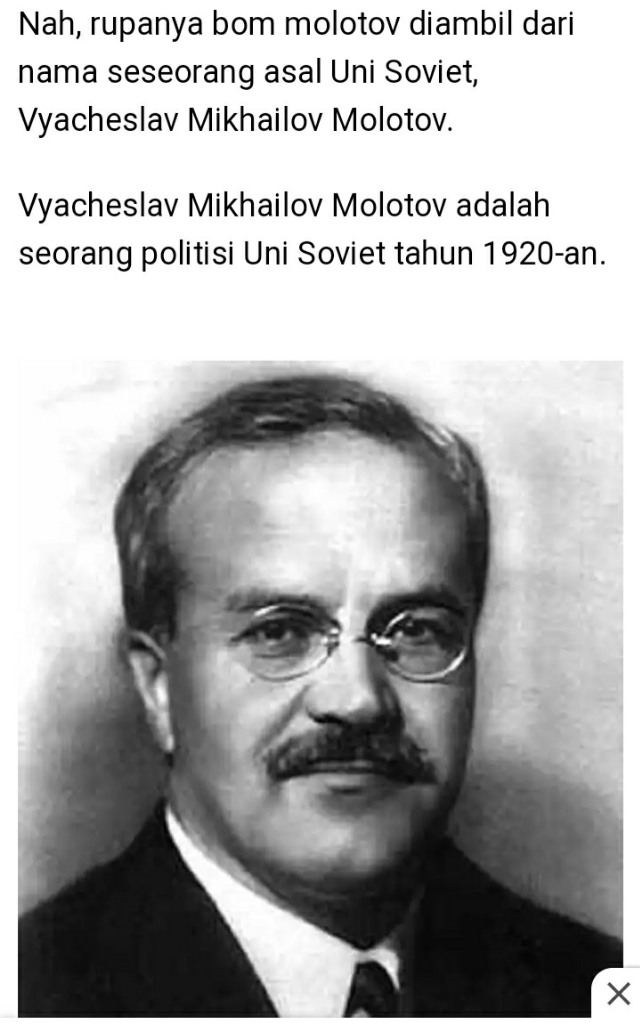 Apa Sih Bom Molotov Itu, Dan Bagaimana Sejarahnya?