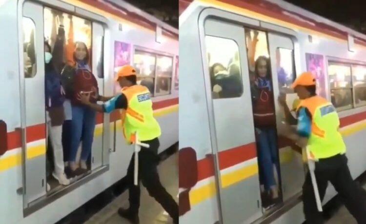 Fenomena Penumpang KRL Indonesia yang Mirip Seperti Di Jepang