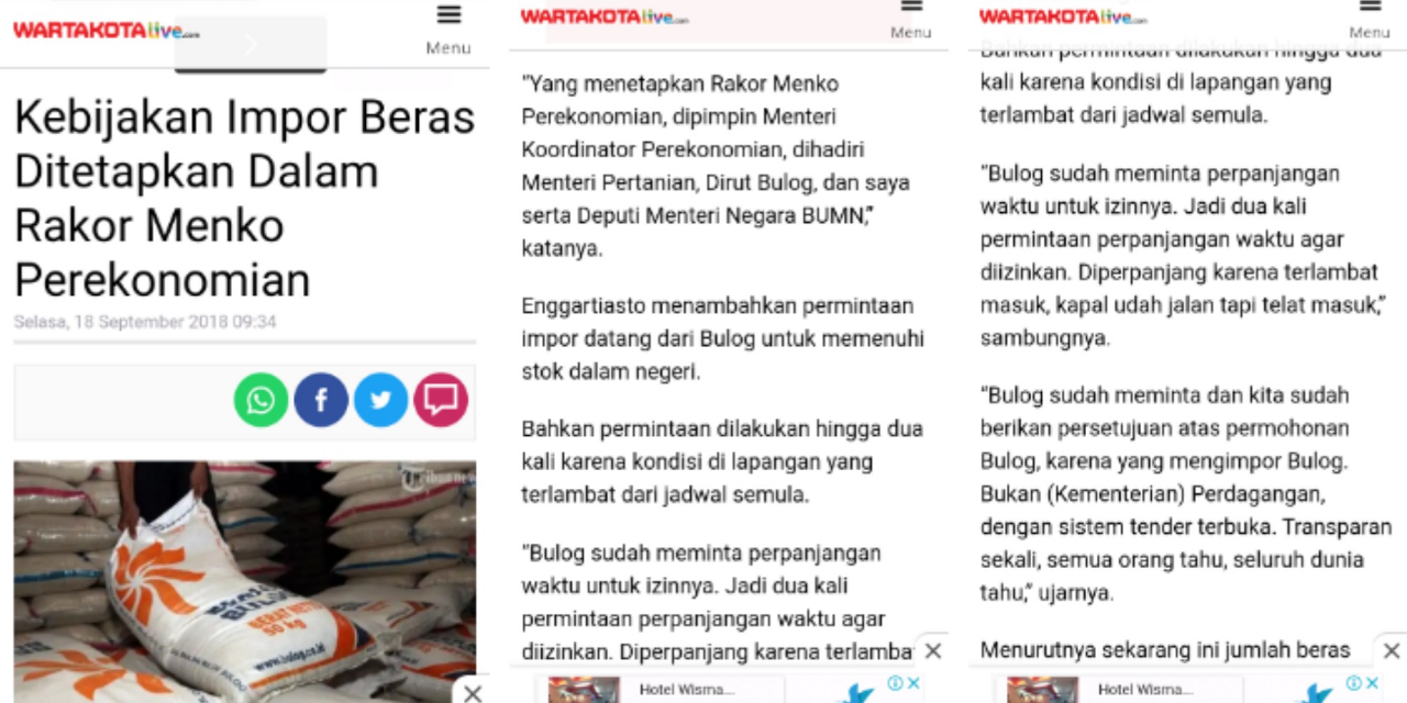 Budi Waseso Tuduh Pemerintah Terkait Impor Beras, Ini Faktanya!