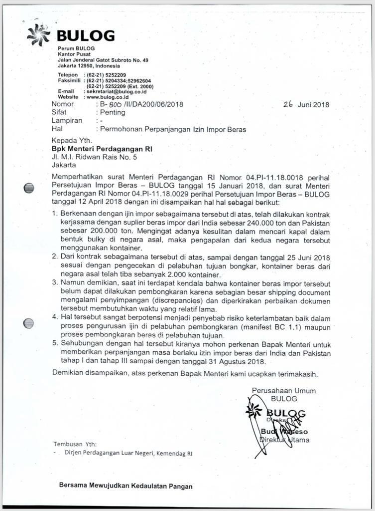 Budi Waseso Tuduh Pemerintah Terkait Impor Beras, Ini Faktanya!