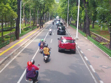 Revitalisasi Trotoar di Jaksel Rampung Dikerjakan