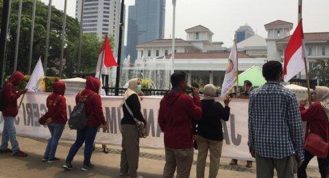 Minta Anies Batalkan DWP di Jakarta, Massa: Jangan Jadi Pemimpin Zalim