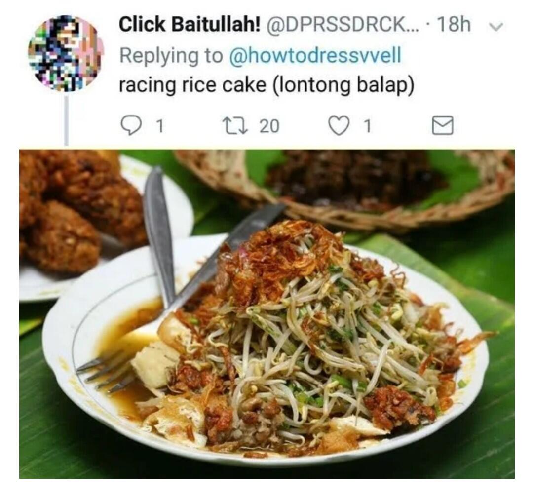 Makanan Indonesia Dalam Bahasa Inggris Versi Netizen