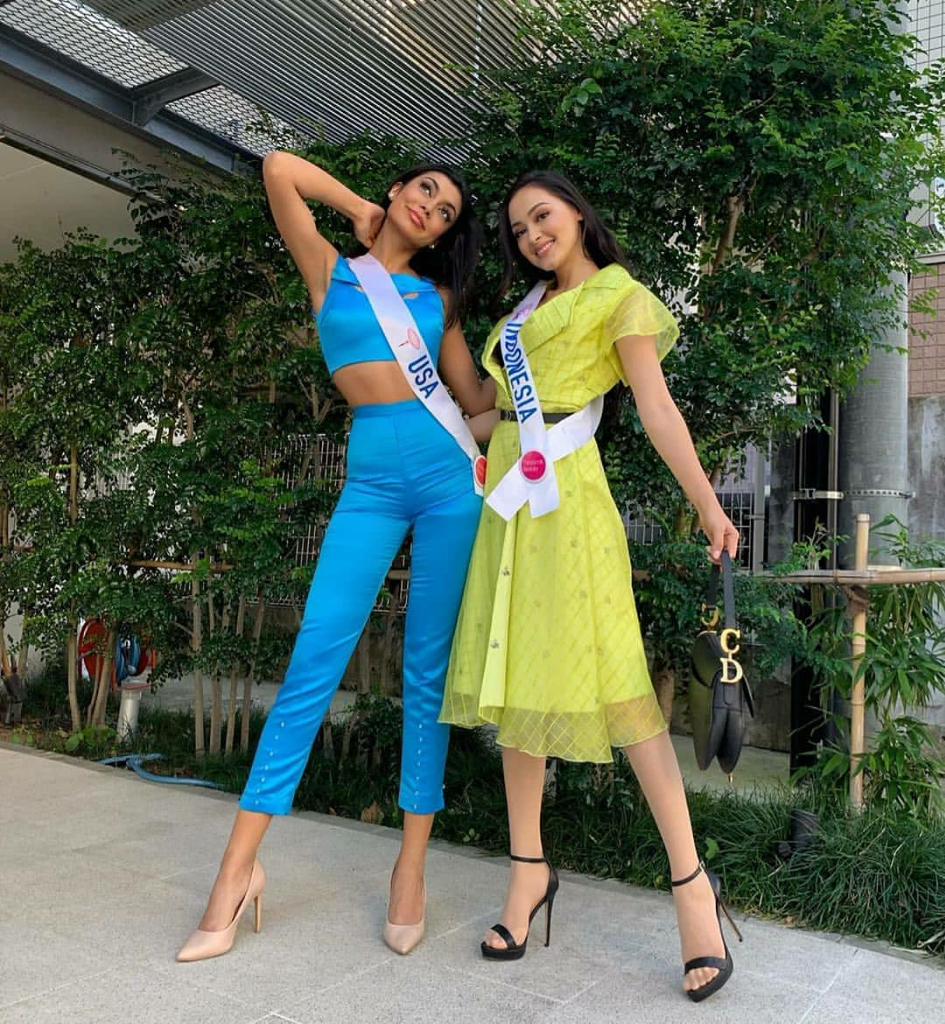 Belum Move On, Yuk Intip Lagi Outfit Jolene Marie Saat Karantina Miss internasional