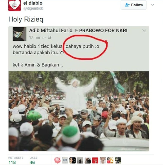 Rizieq Shihab Telah Ditetapkan sebagai Keturunan ke-38 Nabi Muhammad oleh Arab Saudi?