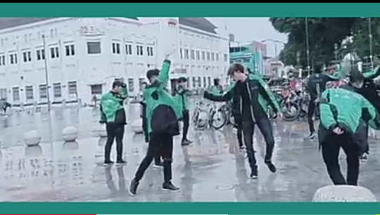 Grab Vs Gojek Ngedance Ala Korea, Ternyata Ini Alasan Cancel Orderan! Jengkel Gak? 