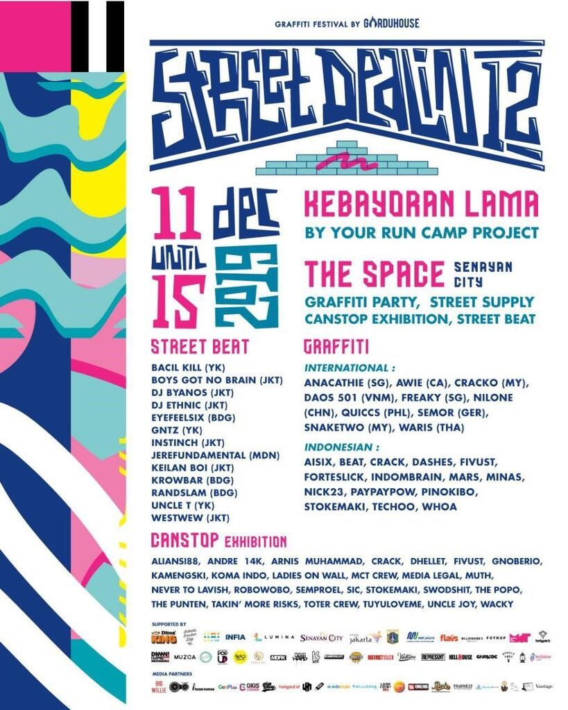 Yuk! Ikut Seru-seruan di STREET DEALIN 12, Graffiti Festival by Gardu House!