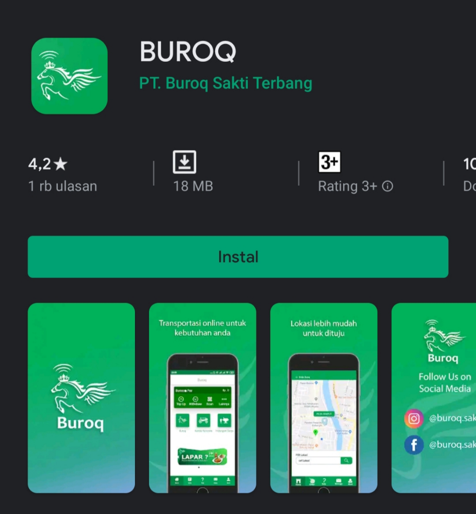 Aplikasi Ojol BURAQ banjir Pertanyaan Kocak Netizen