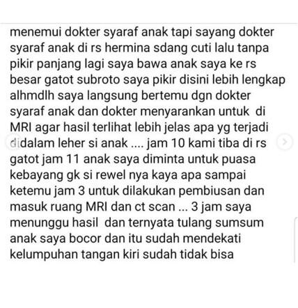 Ngeri! Curhatan Pria Ini Saat Tulang Sumsum Anaknya Bocor,Karena Berontak Saat Dicium