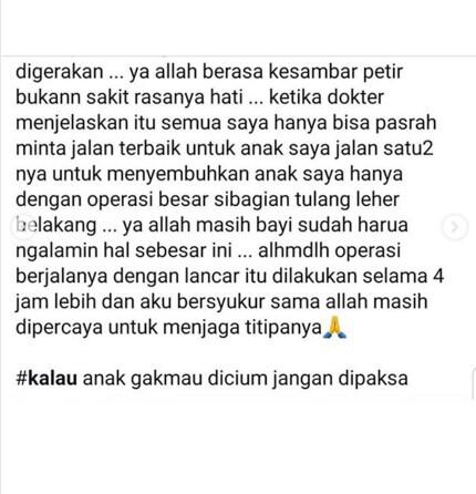 Ngeri! Curhatan Pria Ini Saat Tulang Sumsum Anaknya Bocor,Karena Berontak Saat Dicium