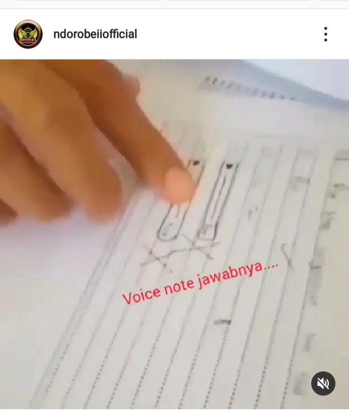 Aneh! Siswa ini Menjawab Soal Tesnya Dengan Gambar 'Voice Note' , Efek Smartphone?