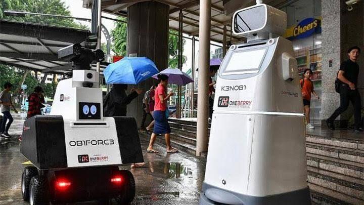 Stasiun MRT Singapura Dijaga Robot Keamanan!