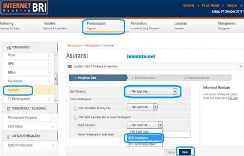 Cara Bayar BPJS Lewat ATM BRI : Mobile, Internet Banking &amp; SMS Banking BRI