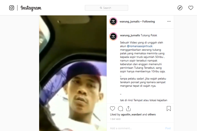 Polisi Cari Identitas Pemalak Sopir Truk di Kawasan Jakpus yang Viral di Medsos