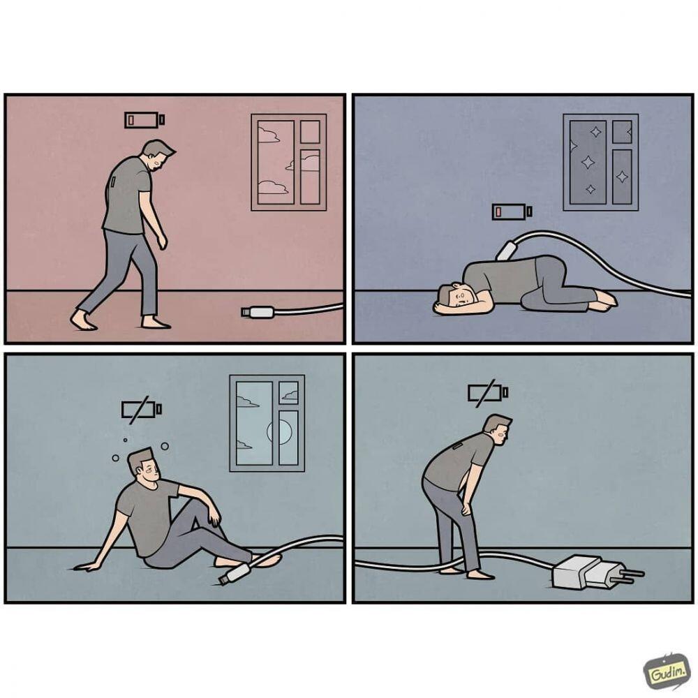 12 Ilustrasi Yang Menyadarkan Kehidupan Modern Saat Ini!