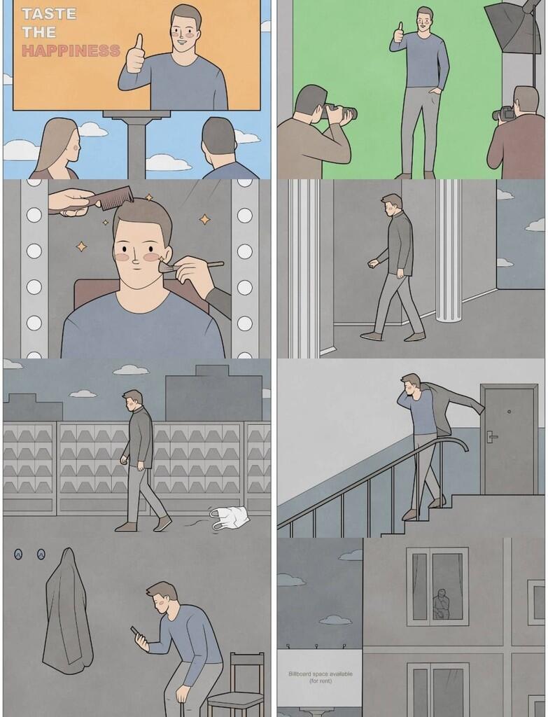 12 Ilustrasi Yang Menyadarkan Kehidupan Modern Saat Ini!