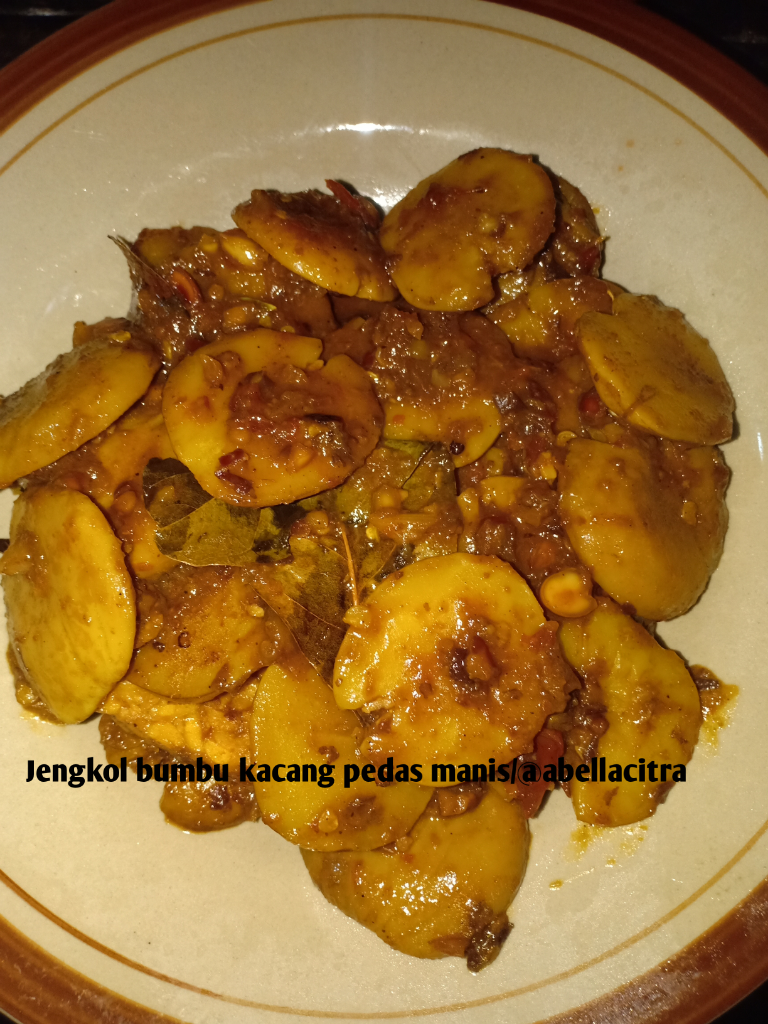 Jengkol Bumbu Kacang Pedas Manis