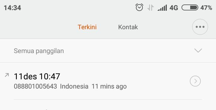 Apa Anda Pernah Di Hubungi Nomor 088801005643 ?