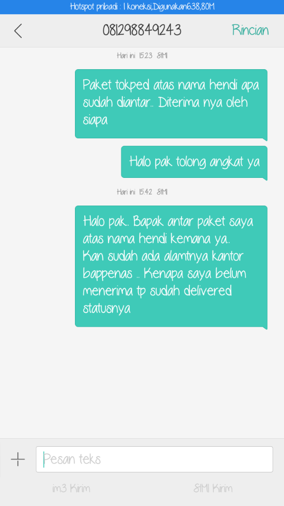 Rampok Yang Bawa Kabur Hp Berkedok Gosend .. Hati2