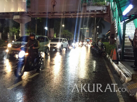 Banjir di Senayan, Anak Buah Anies: Itu Air Hanya Mengantre Saja