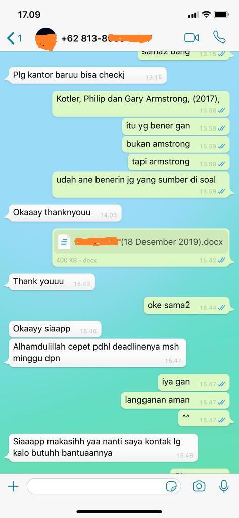 Jasa Konsultasi Pembuatan Tugas Kuliah , Makalah, Parafrase Turnitin dan Slide