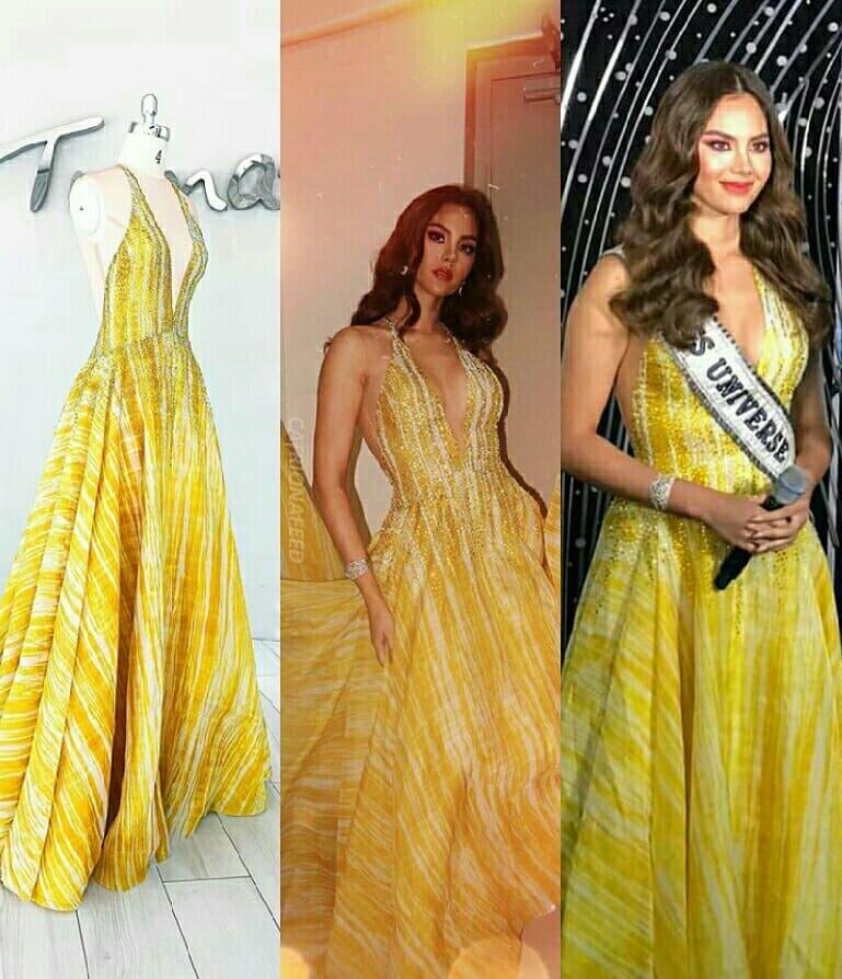 Gown Mak Tumang For Catriona Gray, Kamu Lebih Suka Yang Mana?