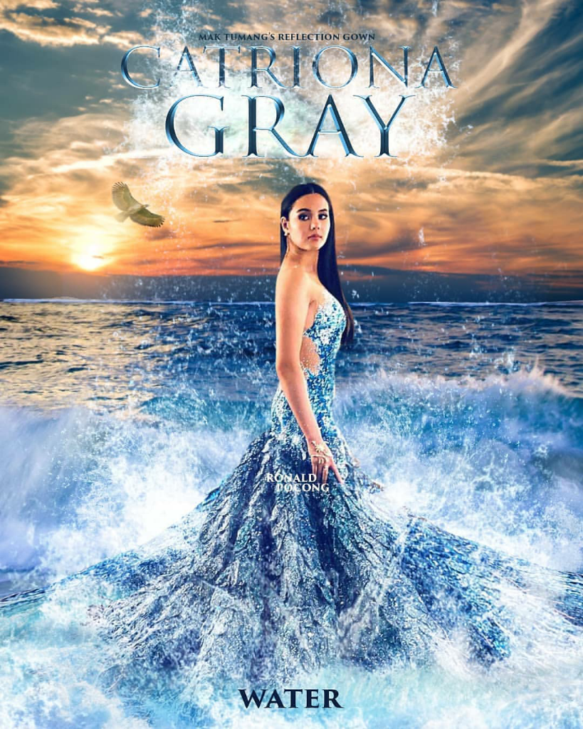 Gown Mak Tumang For Catriona Gray, Kamu Lebih Suka Yang Mana?