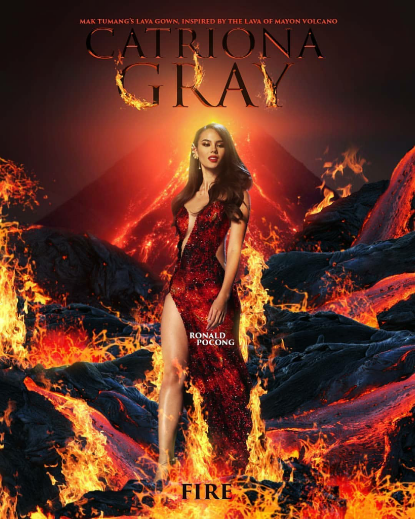 Gown Mak Tumang For Catriona Gray, Kamu Lebih Suka Yang Mana?