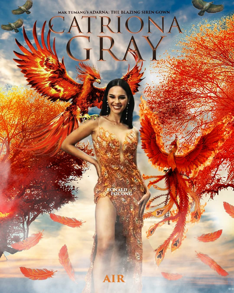 Gown Mak Tumang For Catriona Gray, Kamu Lebih Suka Yang Mana?