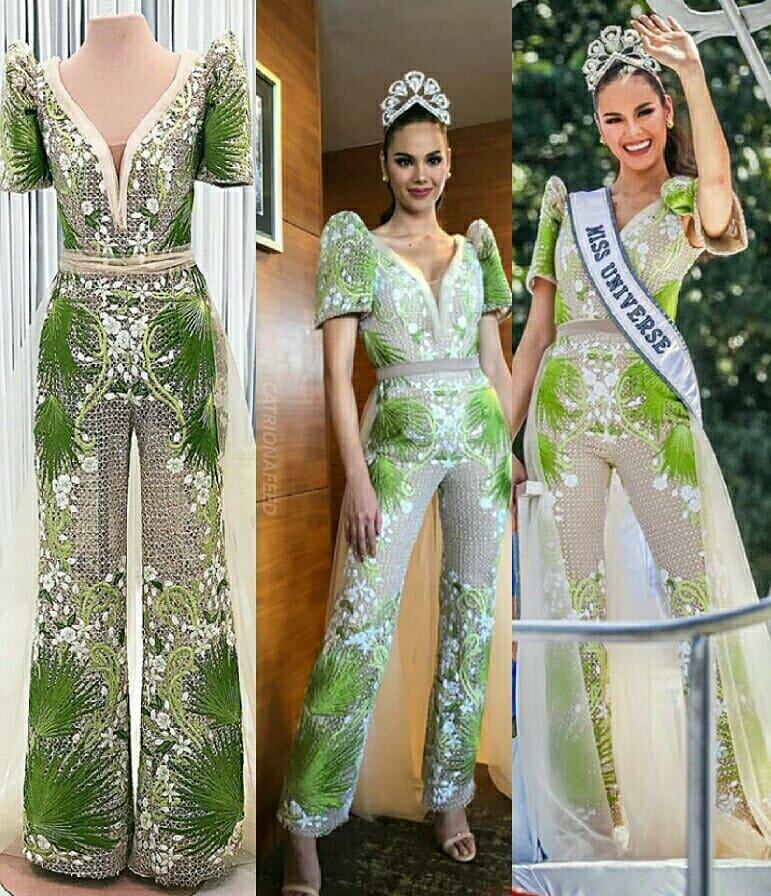 Gown Mak Tumang For Catriona Gray, Kamu Lebih Suka Yang Mana?