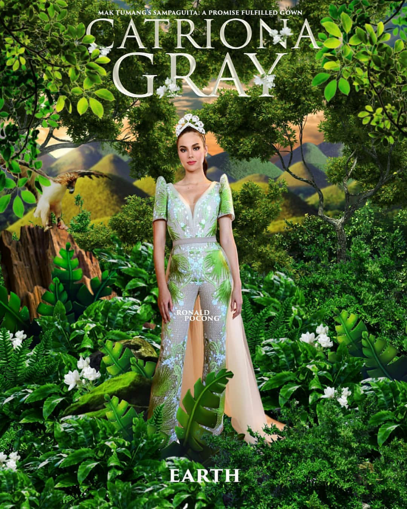 Gown Mak Tumang For Catriona Gray, Kamu Lebih Suka Yang Mana?