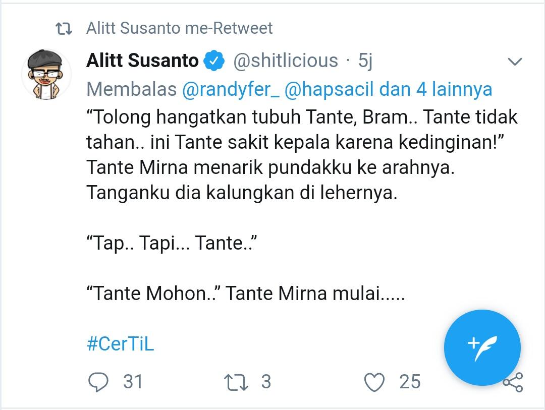 Sedang Viral Di Twitter Siapa Sih Tante Mirna Dan Yuk Kita Sambung Sendiri Ceritanya