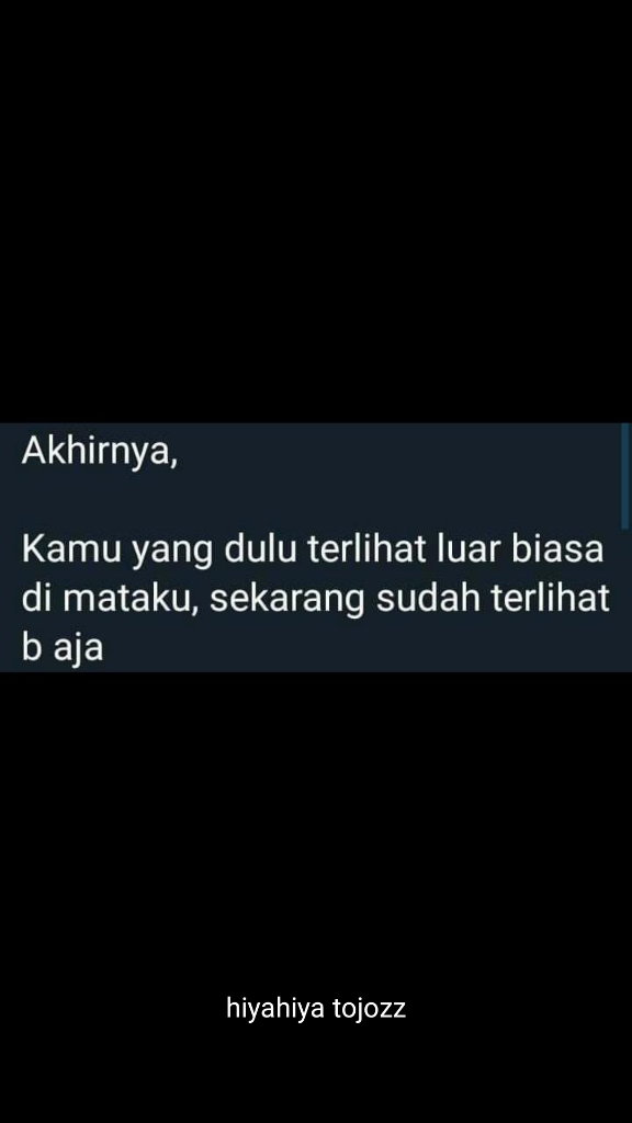 Dulu Dia Cinta Banget Sekarang B Aja