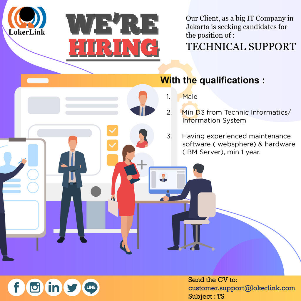 Lowongan Kerja "Technical Support"