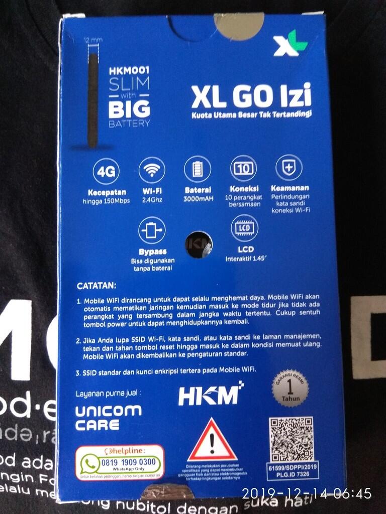 &#91;REVIEW&#93; HKM001 mifi lengkap dengan lcd, unlock all 4g, bypass dan baterai besar!