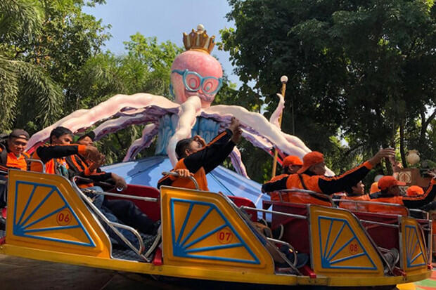 Wahana Kereta Misteri Dufan Bikin Bulu Kuduk Merinding
