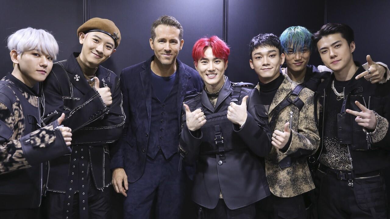 Ryan Reynolds dan Adria Arjona Ngaku Punya Tato EXO & BTS di 'Running Man'