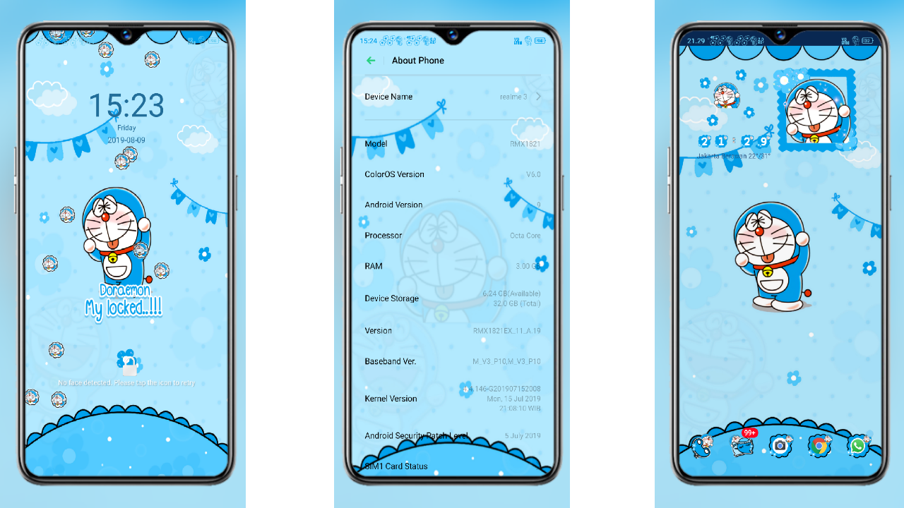 Tembus Akar Tema Doraemon Untuk Oppo All Versi Kaskus